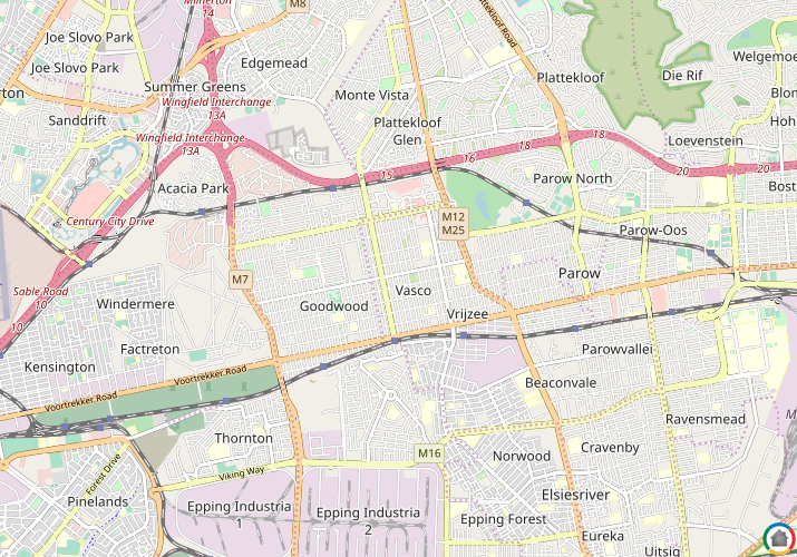 Map location of Vasco Estate